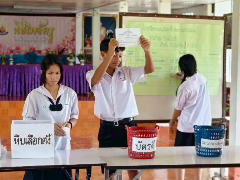 เลือกตั้งประธานนักเรียน ปีการศึกษา 2568